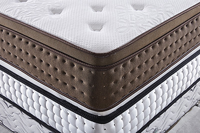 Pillow Top / Euro Top Memory Foam Mattress Queen Size For Home And Hotel