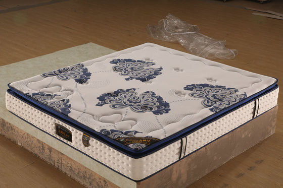 ইউরো শীর্ষ বনেল স্প্রিং ম্যাট্রেস কিং সাইজ মেমরি ফোম ইনারস্প্রিং হাইব্রিড